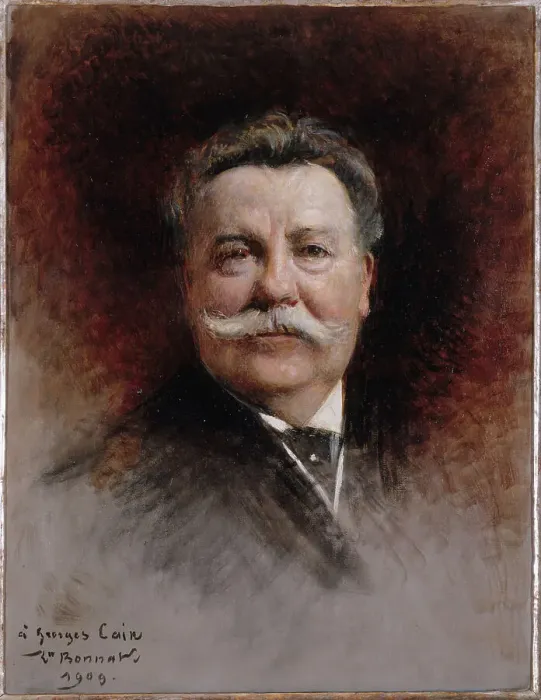 Framed Print : Portrait of Georges Cain (1853-1919), painter and writer, 1909. Creator: Unknown Framed Print : Portrait of Georges Cain (1853-1919), painter and writer, 1909. Creator: Unknown