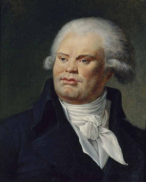 Portrait of Georges Danton (1759-1794), speaker and politician, c1790. Creator: Unknown