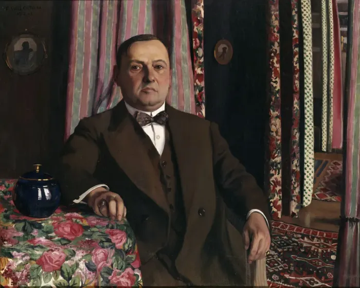 Framed Print : Portrait of Georges Hsen, 1913. Artist: Felix Vallotton Framed Print : Portrait of Georges Hsen, 1913. Artist: Felix Vallotton