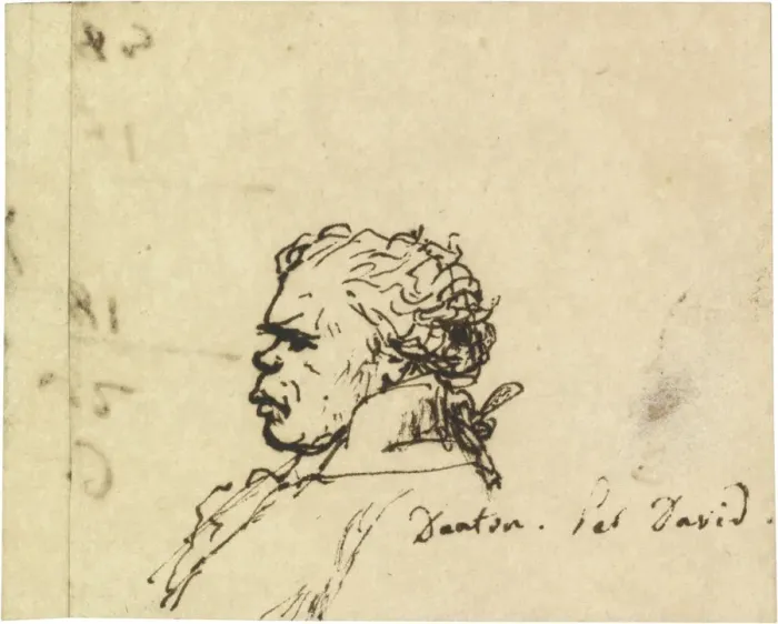 Framed Print : Portrait of Georges Jacques Danton (1759-1794). Artist: David, Jacques Louis (1748-1825) Framed Print : Portrait of Georges Jacques Danton (1759-1794). Artist: David, Jacques Louis (1748-1825)