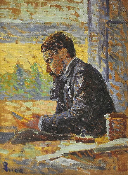 Portrait of Georges Tardif (1864-1933), c. 1890. Creator: Luce, Maximilien (1858-1941)