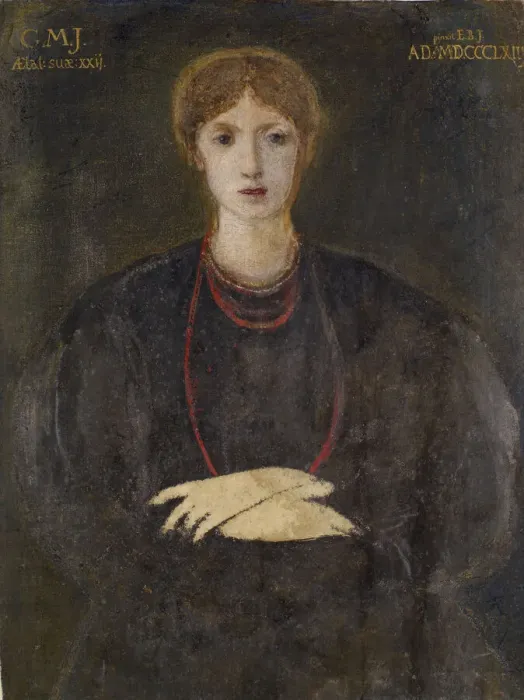 Framed Print : Portrait of Georgiana Burne-Jones (1840-1920), 1863. Creator Framed Print : Portrait of Georgiana Burne-Jones (1840-1920), 1863. Creator
