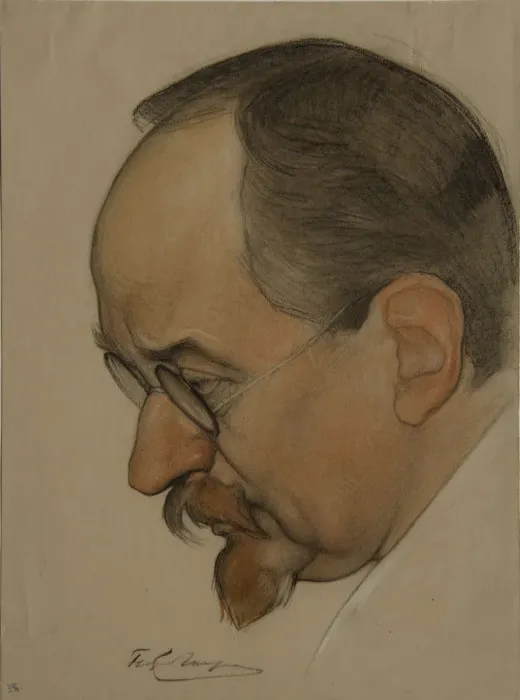 Framed Print : Portrait of Georgy Vasilyevich Chicherin (1872-1936), 1921. Artist: Andreev, Nikolai Andreevich (1873-1932) Framed Print : Portrait of Georgy Vasilyevich Chicherin (1872-1936), 1921. Artist: Andreev, Nikolai Andreevich (1873-1932)