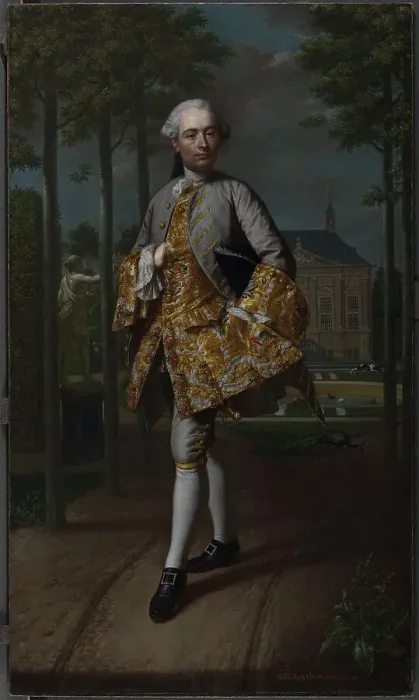 Framed Print : Portrait of Gerard Cornelis van Riebeeck, 1755. Creator: Mattheus Verheyden Framed Print : Portrait of Gerard Cornelis van Riebeeck, 1755. Creator: Mattheus Verheyden