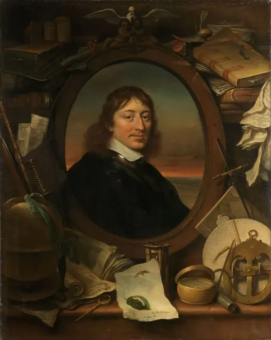 Framed Print : Portrait of Gerard Pietersz Hulft (1621-1656), First Councilor and Director-General of the Dutch Eas Creator: Govaert Flinck Framed Print : Portrait of Gerard Pietersz Hulft (1621-1656), First Councilor and Director-General of the Dutch Eas Creator: Govaert Flinck