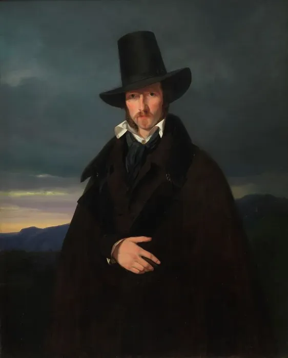 Framed Print : Portrait of the German painter Wilhelm von Kaulbach, 1832. Creator: Wilhelm Bendz Framed Print : Portrait of the German painter Wilhelm von Kaulbach, 1832. Creator: Wilhelm Bendz