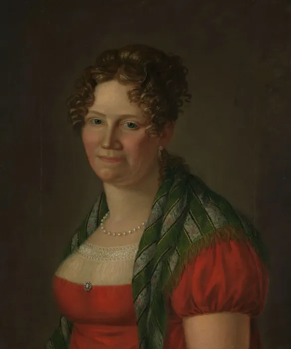 Framed Print : Portrait of Gesina Orbech Ring, b. Berg, c1820. Creator: Jacob Munch Framed Print : Portrait of Gesina Orbech Ring, b. Berg, c1820. Creator: Jacob Munch