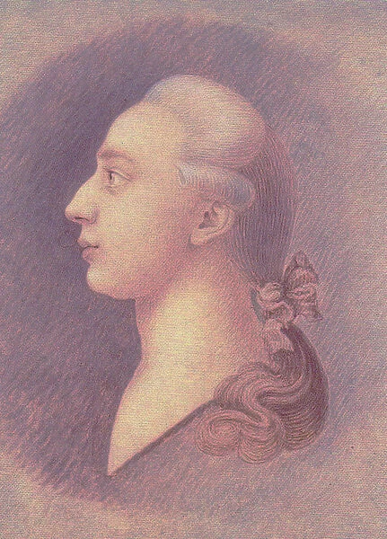 Portrait of Giacomo Casanova, c. 1750. Artist: Casanova, Francesco Giuseppe (1727-1802)