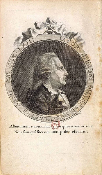 Portrait of Giacomo Girolamo Casanova (1725-1798). Artist: Berka, Johann (1758-1815)
