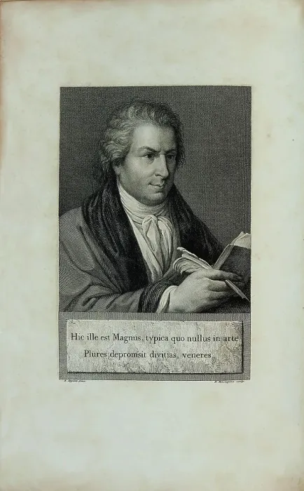 Framed Print : Portrait of Giambattista Bodoni, c1818. Creator: Rosaspina, Francesco (1762-1841) Framed Print : Portrait of Giambattista Bodoni, c1818. Creator: Rosaspina, Francesco (1762-1841)