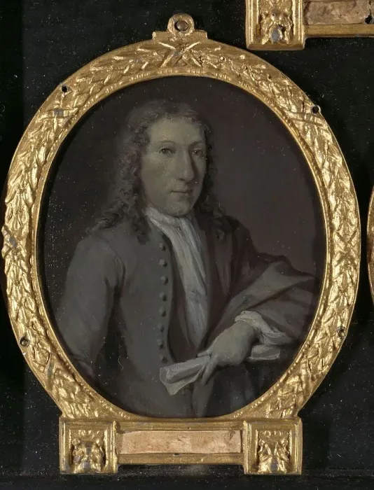 Framed Print : Portrait of Gijsbert Tijssens (1693-1732), Playwright in Amsterdam, 1732-1771. Creator: Jan Maurits Quinkhard Framed Print : Portrait of Gijsbert Tijssens (1693-1732), Playwright in Amsterdam, 1732-1771. Creator: Jan Maurits Quinkhard