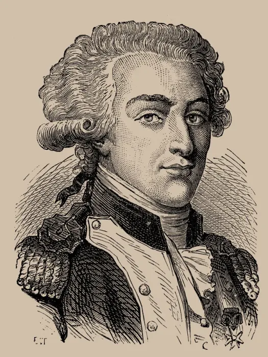 Framed Print : Portrait of Gilbert Motier the Marquis De La Fayette (1757-1834), 1889 Framed Print : Portrait of Gilbert Motier the Marquis De La Fayette (1757-1834), 1889