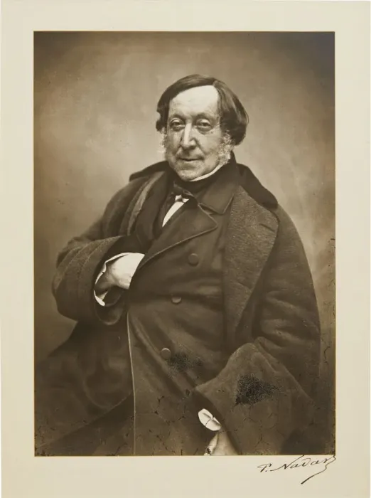 Framed Print : Portrait of Gioachino Rossini (1792-1868), 1856. Creator: Nadar, Gaspard-Felix (1820-1910) Framed Print : Portrait of Gioachino Rossini (1792-1868), 1856. Creator: Nadar, Gaspard-Felix (1820-1910)