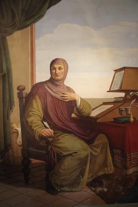 Framed Print : Portrait of Giovanni Boccaccio, 1825. Creator: Benvenuti, Pietro (1769-1844) Framed Print : Portrait of Giovanni Boccaccio, 1825. Creator: Benvenuti, Pietro (1769-1844)