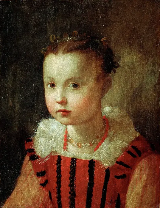 Framed Print : Portrait of a Girl, 16th or early 17th century. Artist: Federico Barocci Framed Print : Portrait of a Girl, 16th or early 17th century. Artist: Federico Barocci