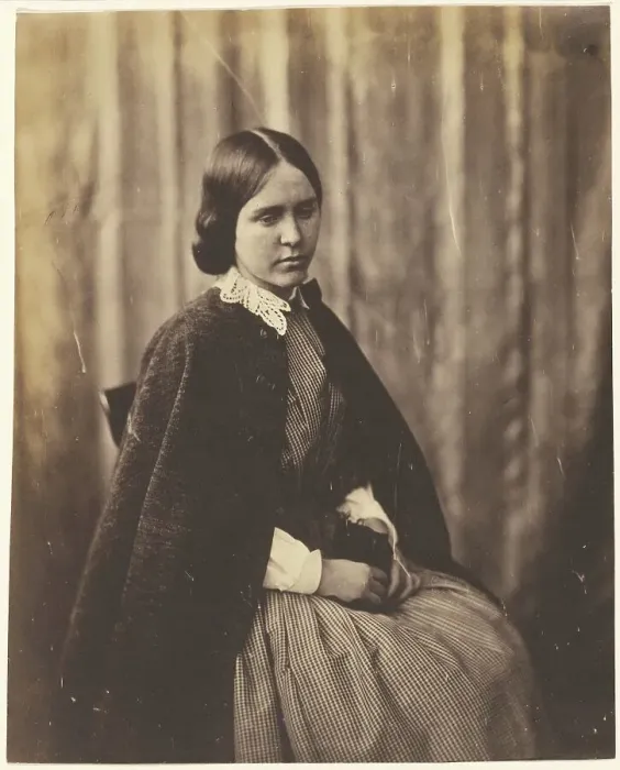 Framed Print : Portrait of a Girl, about 1852-1856. Creator: Roger Fenton Framed Print : Portrait of a Girl, about 1852-1856. Creator: Roger Fenton