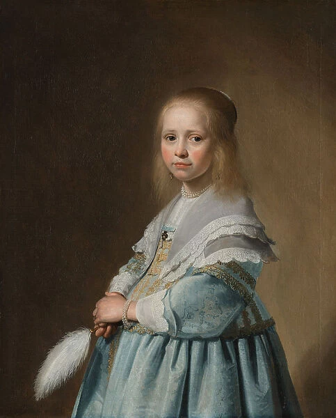 Portrait of a Girl in Blue, 1641. Artist: Verspronck, Johannes Cornelisz. (1600  /  3-1662)