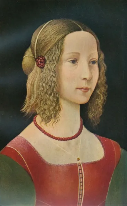 Framed Print : Portrait of a Girl, c1490, (1911) Framed Print : Portrait of a Girl, c1490, (1911)