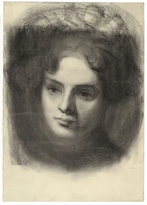 Framed Print : Portrait of a girl, c1907 Framed Print : Portrait of a girl, c1907