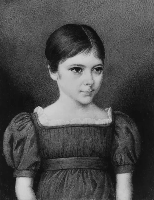 Framed Print : Portrait of a Girl, ca. 1830. Creator: Unknown Framed Print : Portrait of a Girl, ca. 1830. Creator: Unknown