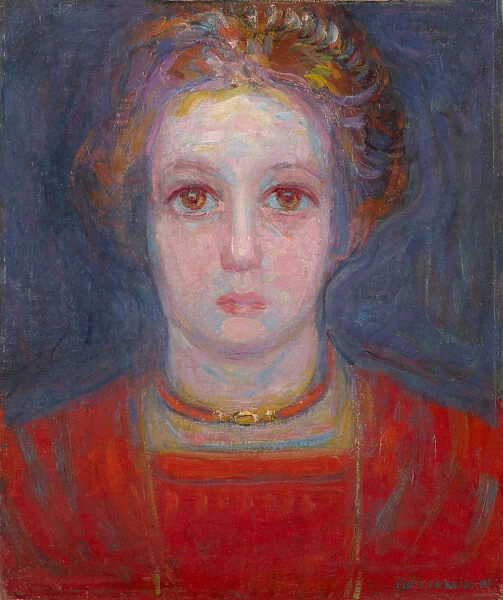 Portrait of a Girl in Red, 1908. Creator: Mondrian, Piet (1872-1944)