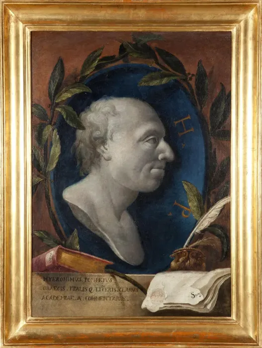 Framed Print : Portrait of Girolamo Pompei (1731-1788), 1790. Creator: Benini, Giovanni (active End of 18th cen Framed Print : Portrait of Girolamo Pompei (1731-1788), 1790. Creator: Benini, Giovanni (active End of 18th cen