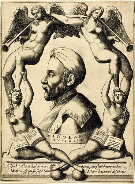 Portrait of Girolamo Ruscelli, 1566. Creator: Nicolo Nelli
