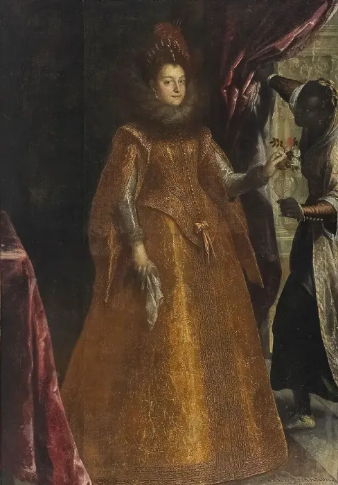 Framed Print : Portrait of Giulia d'Este (1588-1645), 1609. Creator: Peranda, Sante (1566-1638) Framed Print : Portrait of Giulia d'Este (1588-1645), 1609. Creator: Peranda, Sante (1566-1638)