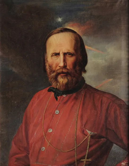 Framed Print : Portrait of Giuseppe Garibaldi (1807-1882), 1860. Creator: Lo Forte, Salvatore (1804-1885) Framed Print : Portrait of Giuseppe Garibaldi (1807-1882), 1860. Creator: Lo Forte, Salvatore (1804-1885)