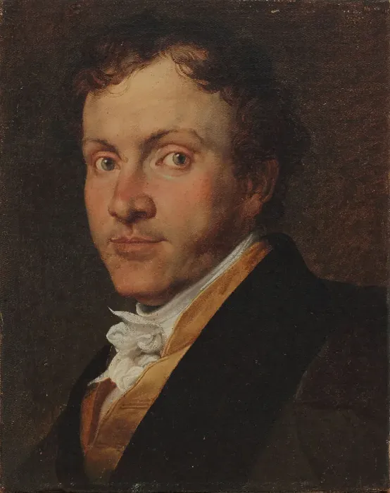 Framed Print : Portrait of Giuseppe Roberti, 1819. Creator: Hayez, Francesco (1791-1882) Framed Print : Portrait of Giuseppe Roberti, 1819. Creator: Hayez, Francesco (1791-1882)