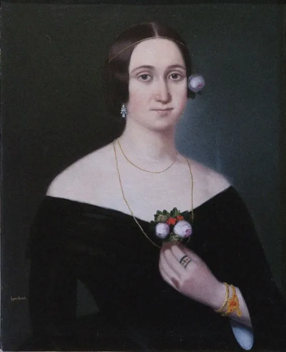 Framed Print : Portrait of Giuseppina Strepponi (1815-1897), c. 1850 Framed Print : Portrait of Giuseppina Strepponi (1815-1897), c. 1850