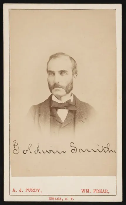 Framed Print : Portrait of Goldwin Smith (1823-1910), Circa 1870s. Creator: Purdy & Frear Framed Print : Portrait of Goldwin Smith (1823-1910), Circa 1870s. Creator: Purdy & Frear