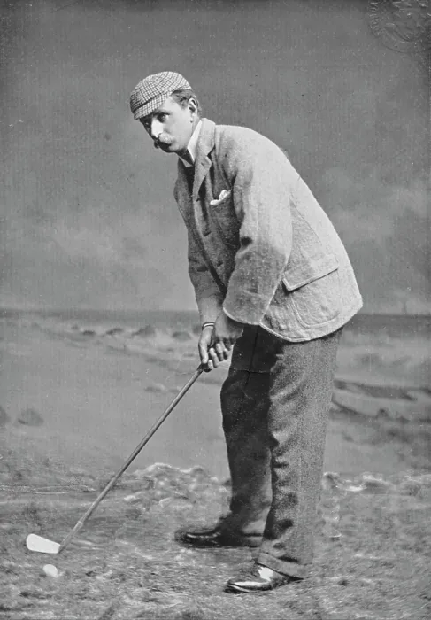 Framed Print : Portrait of the golfer JE Laidlay, 1896. Creator: W Crooke Framed Print : Portrait of the golfer JE Laidlay, 1896. Creator: W Crooke