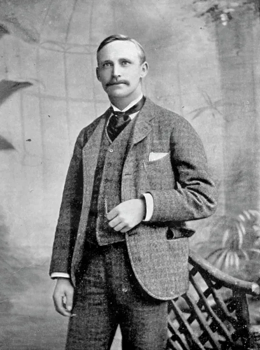 Framed Print : Portrait of the golfer JH Taylor, 1896. Creator: H Cotty Philpot Framed Print : Portrait of the golfer JH Taylor, 1896. Creator: H Cotty Philpot