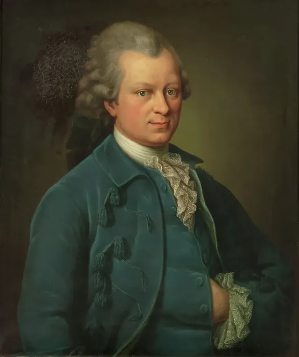 Framed Print : Portrait of Gotthold Ephraim Lessing (1729-1781), 1765. Creator: Anonymous Framed Print : Portrait of Gotthold Ephraim Lessing (1729-1781), 1765. Creator: Anonymous