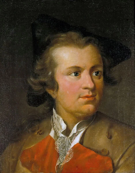 Portrait of Gotthold Ephraim Lessing (1729-1781), c. 1755. Creator: Tischbein, Johann Heinrich