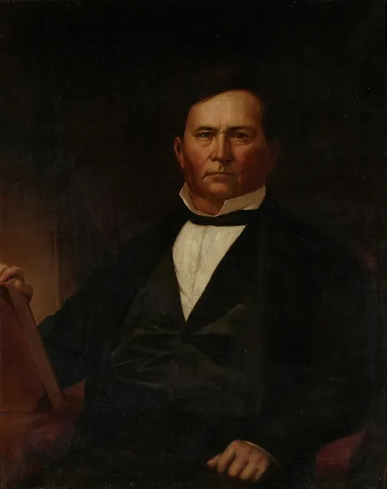 Framed Print : Portrait of Governor David Wallace, about 1840. Creator: Jacob Cox Framed Print : Portrait of Governor David Wallace, about 1840. Creator: Jacob Cox