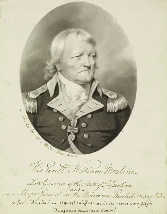 Framed Print : Portrait of Governor William Moultrie, 1802. Creator: Charles Fraser Framed Print : Portrait of Governor William Moultrie, 1802. Creator: Charles Fraser
