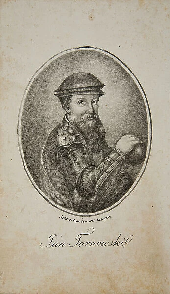 Portrait of the Grand Crown Hetman Jan Amor Tarnowski (1488-1561), c. 1830. Creator: Lesniewski, Adam (active 1828-1850)