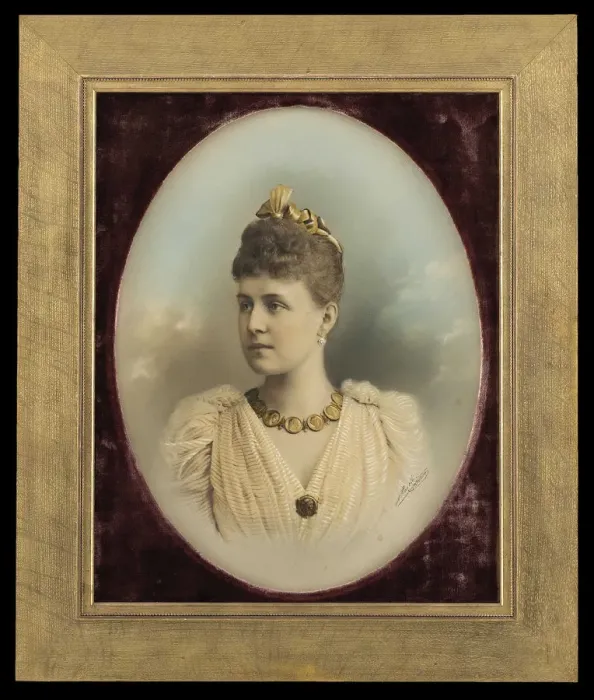 Framed Print : Portrait of Grand Duchess Alexandra Georgievna of Russia (1870-1891) Framed Print : Portrait of Grand Duchess Alexandra Georgievna of Russia (1870-1891)