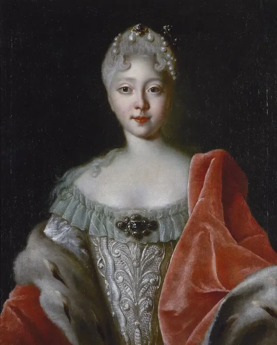 Framed Print : Portrait of Grand Duchess Elisabeth Petrovna (1709-1761) Framed Print : Portrait of Grand Duchess Elisabeth Petrovna (1709-1761)