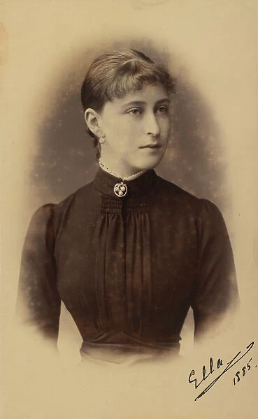 Portrait of Grand Duchess Elizaveta Fyodorovna (1864-1918), Princess Elizabeth of Hesse and by Rhine