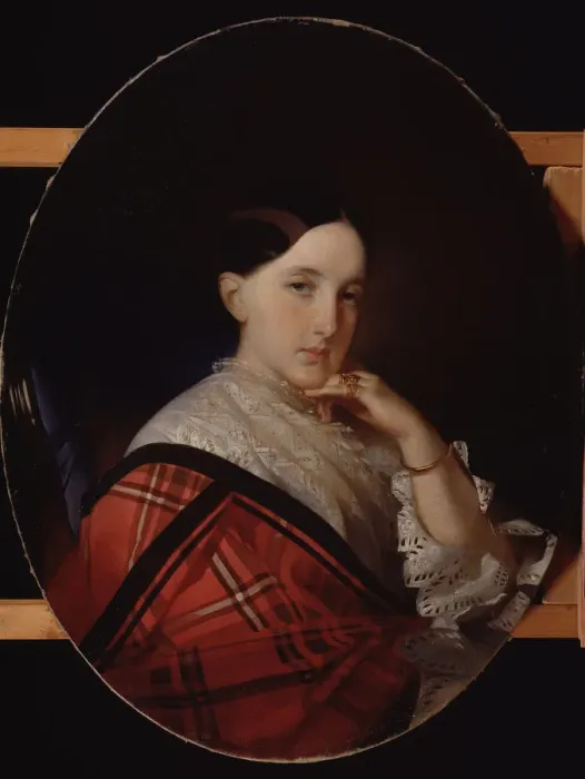Framed Print : Portrait of Grand Duchess Maria Alexandrovna (1824-1880), future Empress of Russia. Artist: Makarov, Ivan Kosmich (1822-1897) Framed Print : Portrait of Grand Duchess Maria Alexandrovna (1824-1880), future Empress of Russia. Artist: Makarov, Ivan Kosmich (1822-1897)