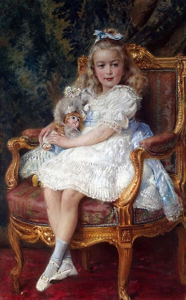 Portrait of Grand Duchess Maria Nikolaevna of Russia, (1899?1918), 1905
