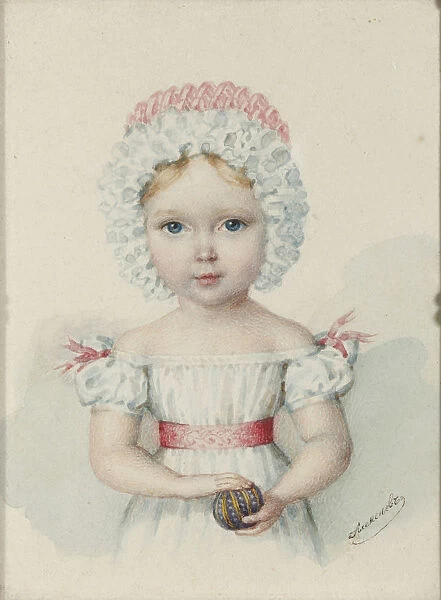 Portrait of Grand Duchess Maria Nikolaevna of Russia (1819-1876)