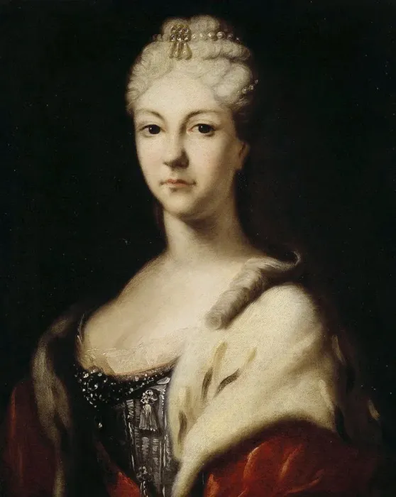 Framed Print : Portrait of Grand Duchess Natalya Alexeevna of Russia, (1673-1716), before 1716 Framed Print : Portrait of Grand Duchess Natalya Alexeevna of Russia, (1673-1716), before 1716