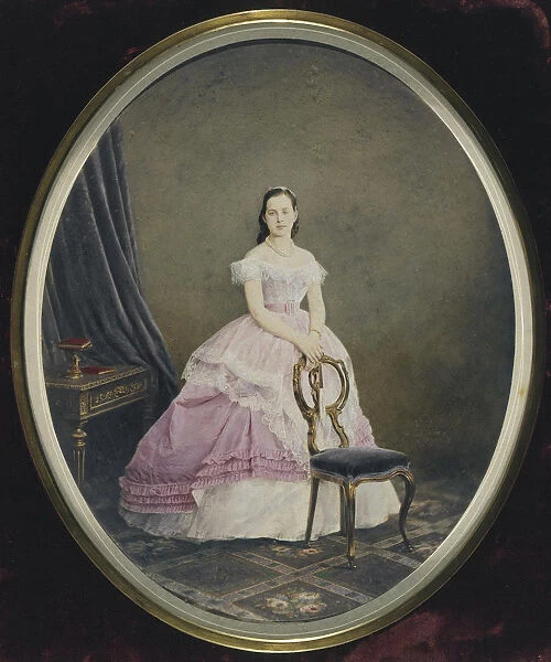 Portrait of Grand Duchess Olga Constantinovna of Russia (1851-1926)