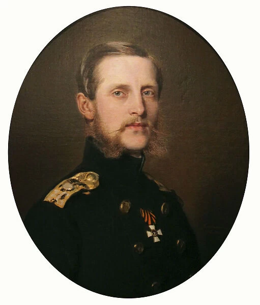 Portrait of the Grand Duke Konstantin Nikolaevich, 1859. Artist: Franz Xaver Winterhalter