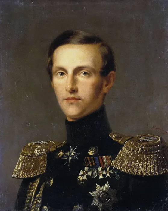 Framed Print : Portrait of Grand Duke Konstantin Nikolayevich of Russia, (1827-1892), c1850. Artist: Franz Kruguer Framed Print : Portrait of Grand Duke Konstantin Nikolayevich of Russia, (1827-1892), c1850. Artist: Franz Kruguer