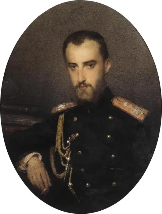 Framed Print : Portrait of Grand Duke Nicholas Mikhailovich of Russia (1859-1919) Framed Print : Portrait of Grand Duke Nicholas Mikhailovich of Russia (1859-1919)